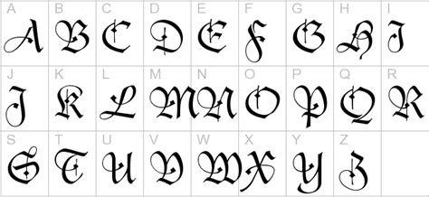 tudor alphabet